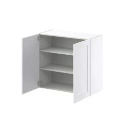 Hugo&Borg Rosemont 33 X 30 X 14.88 Glacier White Door Wall Semi-Custom Cabinet