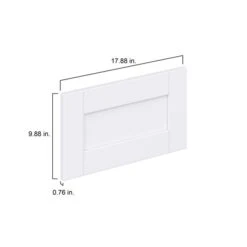 Hugo&Borg Rosemont 17.88 X 9.88 X 0.75 Cabinet Front Door White