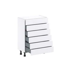 Hugo&Borg Rosemont 24 X 34.5 X 14.88 Glacier White Drawer Base Semi-Custom Cabinet -Alliedbas Shop 332014907 AlternateImage2 l
