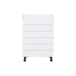 Hugo&Borg Rosemont 24 X 34.5 X 14.88 Glacier White Drawer Base Semi-Custom Cabinet -Alliedbas Shop 332014907 AlternateImage3 l