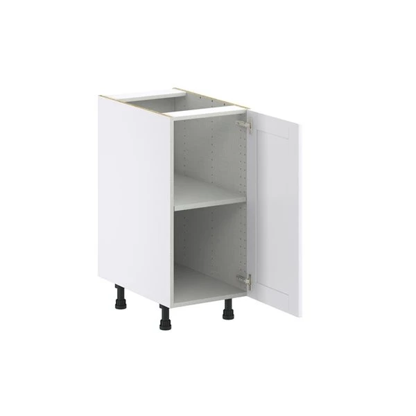 Hugo&Borg Rosemont 15 X 34.5 X 24.88 Glacier White Door Base Semi-Custom Cabinet 2 Hugo&Borg Rosemont 15 X 34.5 X 24.88 Glacier White Door Base Semi-Custom Cabinet - Image 2