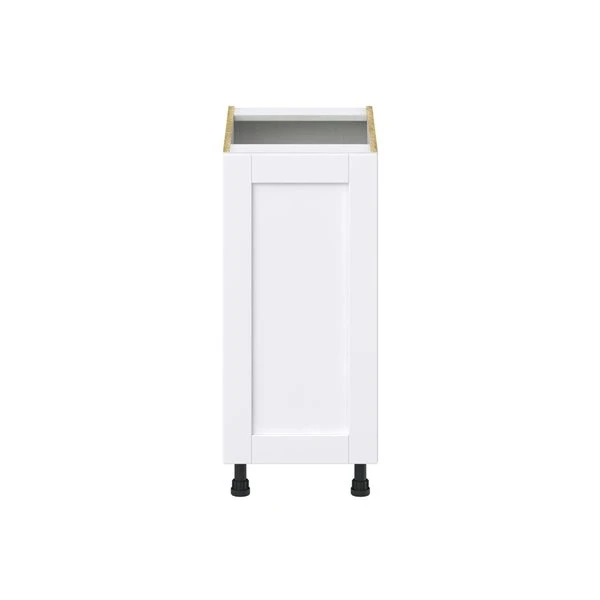 Hugo&Borg Rosemont 15 X 34.5 X 24.88 Glacier White Door Base Semi-Custom Cabinet 1 Hugo&Borg Rosemont 15 X 34.5 X 24.88 Glacier White Door Base Semi-Custom Cabinet