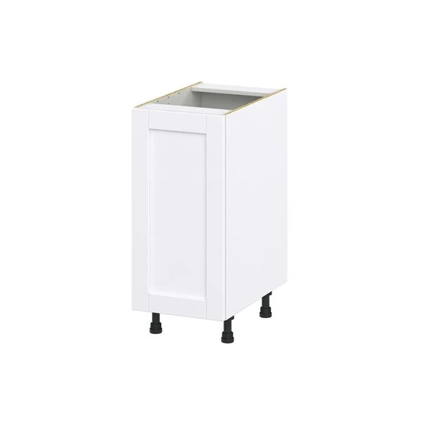 Hugo&Borg Rosemont 15 X 34.5 X 24.88 Glacier White Door Base Semi-Custom Cabinet 3 Hugo&Borg Rosemont 15 X 34.5 X 24.88 Glacier White Door Base Semi-Custom Cabinet - Image 3