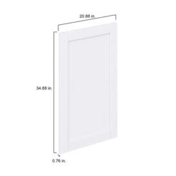 Hugo&Borg Rosemont 20.88 X 34.88 X 0.75 Cabinet Door Front White