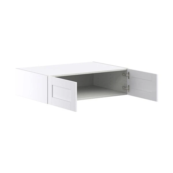 Hugo&Borg Rosemont 36 X 10 X 24.88 Glacier White Door Wall Semi-Custom Cabinet 4 Hugo&Borg Rosemont 36 X 10 X 24.88 Glacier White Door Wall Semi-Custom Cabinet - Image 4