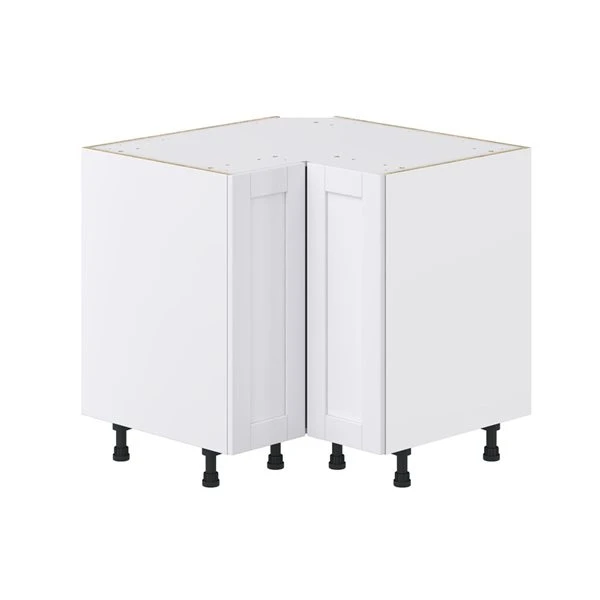 Hugo&Borg Rosemont 36 X 34.5 X 36 Glacier White Blind Corner Base Semi-Custom Cabinet 4 Hugo&Borg Rosemont 36 X 34.5 X 36 Glacier White Blind Corner Base Semi-Custom Cabinet - Image 4