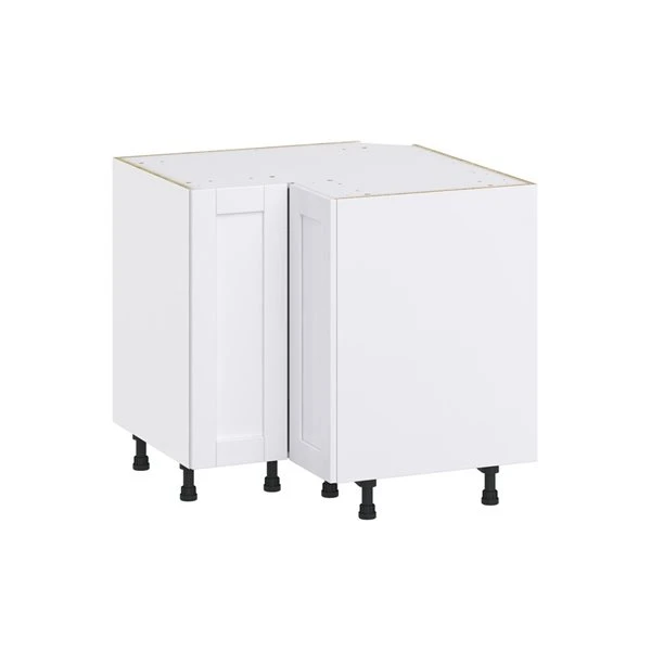 Hugo&Borg Rosemont 36 X 34.5 X 36 Glacier White Blind Corner Base Semi-Custom Cabinet 2 Hugo&Borg Rosemont 36 X 34.5 X 36 Glacier White Blind Corner Base Semi-Custom Cabinet - Image 2