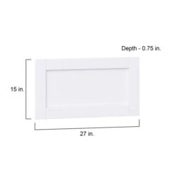 Hugo&Borg Rosemont 27 X 15 X 0.75 Cabinet Drawer Front White