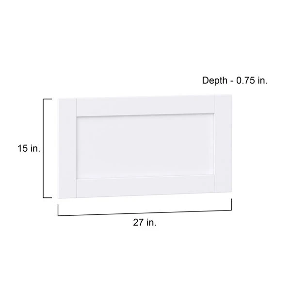 Hugo&Borg Rosemont 27 X 15 X 0.75 Cabinet Drawer Front White 1 Hugo&Borg Rosemont 27 X 15 X 0.75 Cabinet Drawer Front White