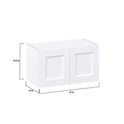 Hugo&Borg Rosemont 27 X 15 X 14.88 Glacier White Door Wall Semi-Custom Cabinet