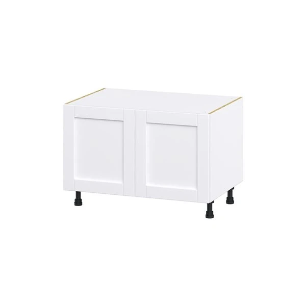 Hugo&Borg Rosemont 36 X 24.5 X 24.88 Glacier White Sink Base Semi-Custom Cabinet 1 Hugo&Borg Rosemont 36 X 24.5 X 24.88 Glacier White Sink Base Semi-Custom Cabinet