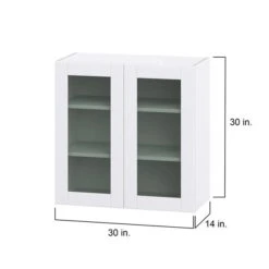 Hugo&Borg Rosemont 30 X 30 X 14.88 Glacier White Door Wall Semi-Custom Cabinet