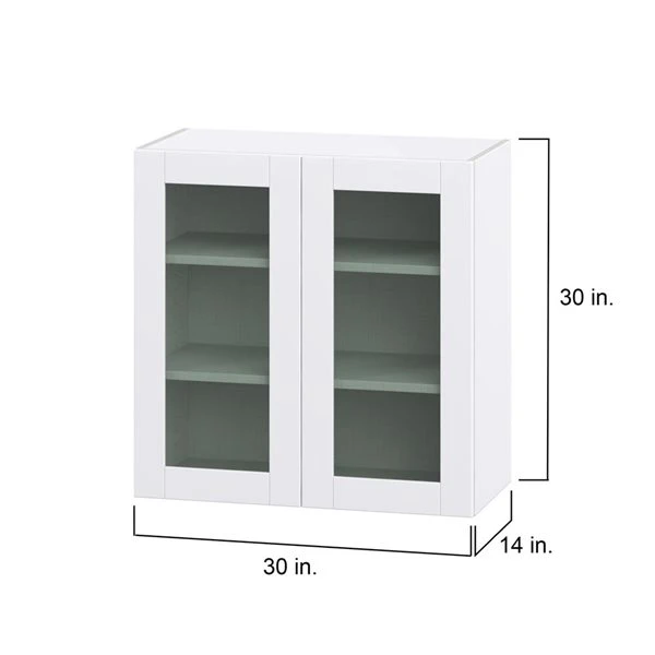 Hugo&Borg Rosemont 30 X 30 X 14.88 Glacier White Door Wall Semi-Custom Cabinet 1 Hugo&Borg Rosemont 30 X 30 X 14.88 Glacier White Door Wall Semi-Custom Cabinet