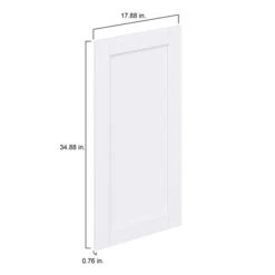 Hugo&Borg Rosemont 17.88 X 34.88 X 0.75 Cabinet Front Door White