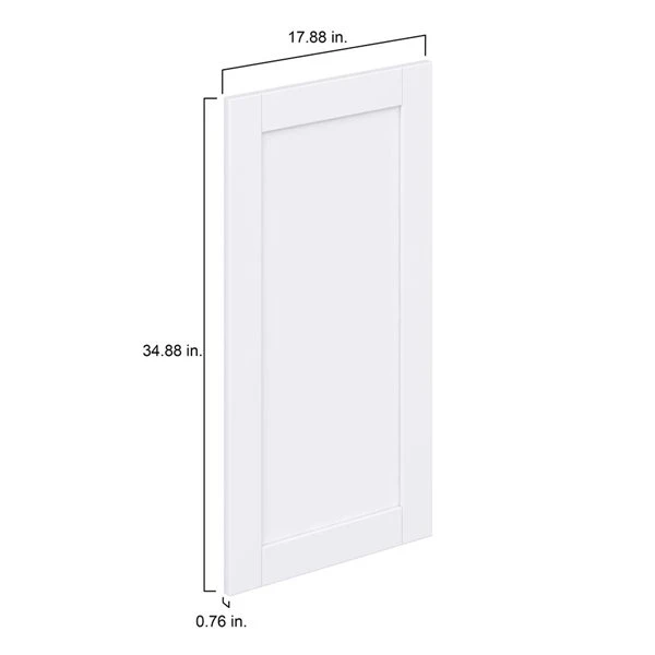 Hugo&Borg Rosemont 17.88 X 34.88 X 0.75 Cabinet Front Door White 1 Hugo&Borg Rosemont 17.88 X 34.88 X 0.75 Cabinet Front Door White