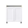 Hugo&Borg Rosemont 33 X 34.5 X 24.88 Glacier White Door Base Semi-Custom Cabinet