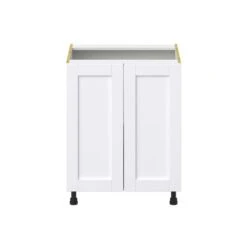 Hugo&Borg Rosemont 27 X 34.5 X 24.88 Glacier White Door Base Semi-Custom Cabinet