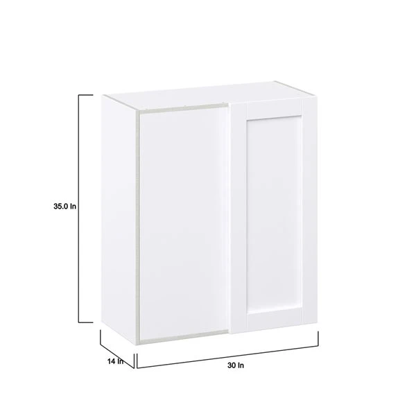 Hugo&Borg Rosemont 30 X 35 X 14.88 Glacier White Door Wall Semi-Custom Cabinet 1 Hugo&Borg Rosemont 30 X 35 X 14.88 Glacier White Door Wall Semi-Custom Cabinet