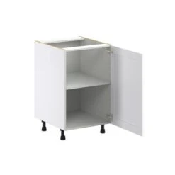Hugo&Borg Rosemont 21 X 34.5 X 24.88 Glacier White Door Base Semi-Custom Cabinet