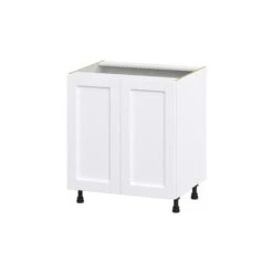 Hugo&Borg Rosemont 30 X 34.5 X 24.88 Glacier White Door Base Semi-Custom Cabinet