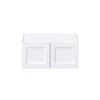 Hugo&Borg Rosemont 33 X 15 X 24.88 Glacier White Door Wall Semi-Custom Cabinet