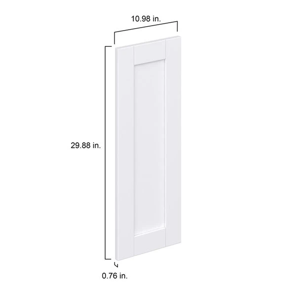 Hugo&Borg Rosemont 10.98 X 29.88 X 0.75 Cabinet Front Door White 1 Hugo&Borg Rosemont 10.98 X 29.88 X 0.75 Cabinet Front Door White