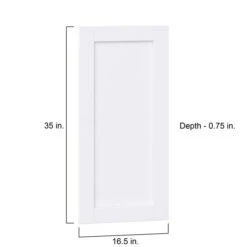 Hugo&borg Rosemont 16.5 X 35 X 0.75 Cabinet Front Door White -Alliedbas Shop 332014983 AlternateImage3 l