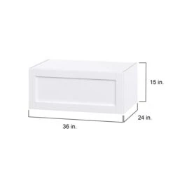 Hugo&Borg Rosemont 36 X 15 X 24.88 Glacier White Door Wall Semi-Custom Cabinet 6 Hugo&Borg Rosemont 36 X 15 X 24.88 Glacier White Door Wall Semi-Custom Cabinet -Alliedbas Shop 332014985 AlternateImage1 l