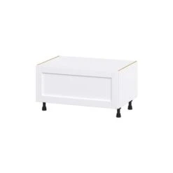 Hugo&Borg Rosemont 36 X 19.5 X 24.88 Glacier White Drawer Base Semi-Custom Cabinet -Alliedbas Shop 332014989 MainImage 001 l