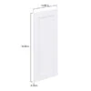 Hugo&Borg Rosemont 14.88 X 34.88 X 0.75 Cabinet Front Door White