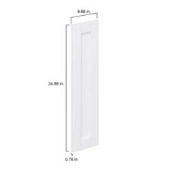 Hugo&Borg Rosemont 8.88 X 34.88 X 0.75 Cabinet Front Door White -Alliedbas Shop 332014999 AlternateImage1 l