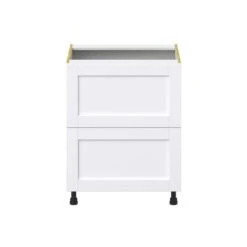 Hugo&Borg Rosemont 27 X 34.5 X 24.88 Glacier White Drawer Base Semi-Custom Cabinet -Alliedbas Shop 332015001 AlternateImage3 l