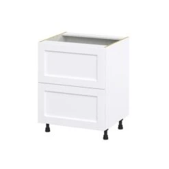 Hugo&Borg Rosemont 27 X 34.5 X 24.88 Glacier White Drawer Base Semi-Custom Cabinet
