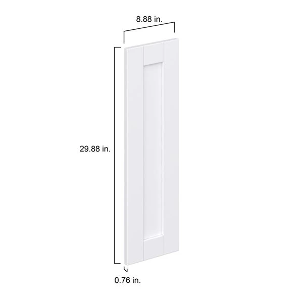 Hugo&Borg Rosemont 8.88 X 29.88 X 0.75 Cabinet Front Door White 2 Hugo&Borg Rosemont 8.88 X 29.88 X 0.75 Cabinet Front Door White - Image 2