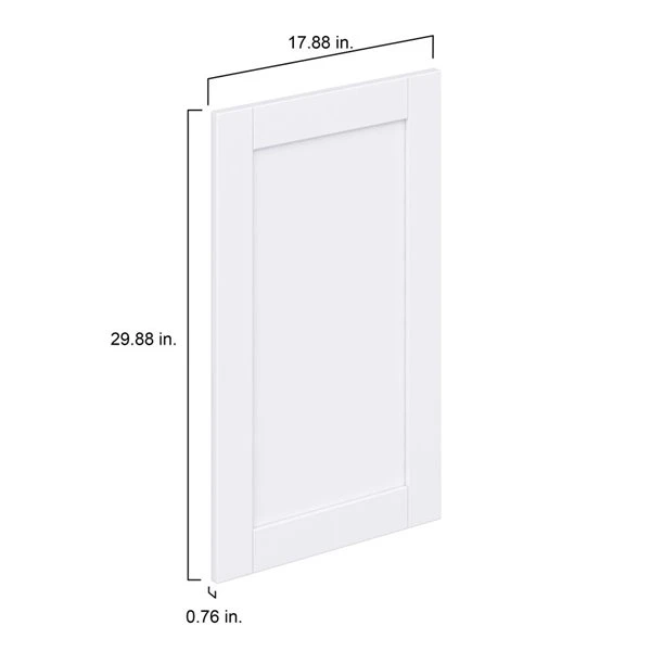 Hugo&Borg Rosemont 17.88 X 29.88 X 0.75 Cabinet Front Door White 2 Hugo&Borg Rosemont 17.88 X 29.88 X 0.75 Cabinet Front Door White - Image 2