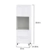 Hugo&Borg Rosemont 30 X 89.5 X 24.88 Glacier White Door And Drawer Pantry Semi-Custom Cabinet