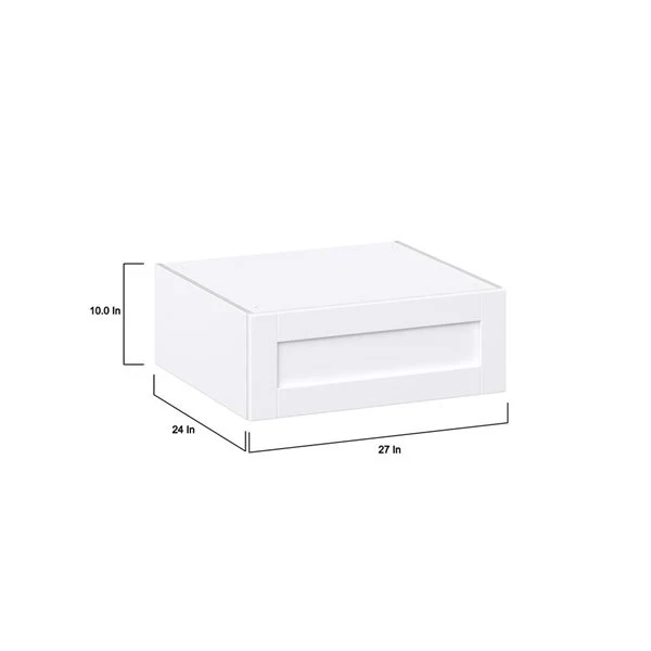 Hugo&Borg Rosemont 27 X 10 X 24.88 Glacier White Door Wall Semi-Custom Cabinet 3 Hugo&Borg Rosemont 27 X 10 X 24.88 Glacier White Door Wall Semi-Custom Cabinet - Image 3