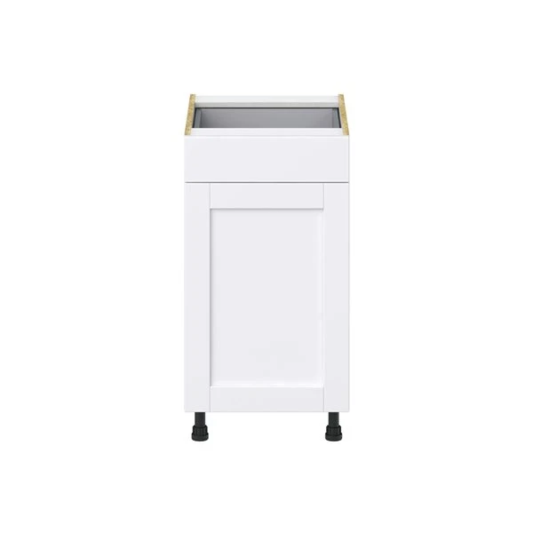 Hugo&Borg Rosemont 18 X 34.5 X 24.88 Glacier White Door And Drawer Base Semi-Custom Cabinet 2 Hugo&Borg Rosemont 18 X 34.5 X 24.88 Glacier White Door And Drawer Base Semi-Custom Cabinet - Image 2