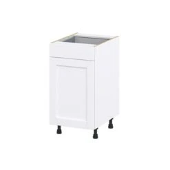Hugo&Borg Rosemont 18 X 34.5 X 24.88 Glacier White Door And Drawer Base Semi-Custom Cabinet
