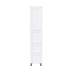 Hugo&Borg Rosemont 18 X 89.5 X 24.88 Glacier White Door And Drawer Pantry Semi-Custom Cabinet