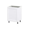 Hugo&Borg Rosemont 24 X 34.5 X 24.88 Glacier White Door Base Semi-Custom Cabinet
