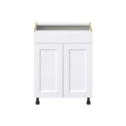 Hugo&Borg Rosemont 27 X 34.5 X 24.88 Glacier White Door And Drawer Base Semi-Custom Cabinet -Alliedbas Shop 332015055 AlternateImage3 l