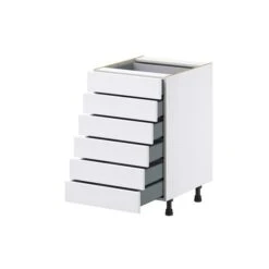 Hugo&Borg Rosemont 21 X 34.5 X 24.88 Glacier White Drawer Base Semi-Custom Cabinet