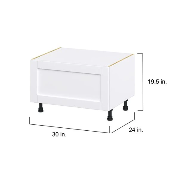 Hugo&Borg Rosemont 30 X 19.5 X 24.88 Glacier White Drawer Base Semi-Custom Cabinet 3 Hugo&Borg Rosemont 30 X 19.5 X 24.88 Glacier White Drawer Base Semi-Custom Cabinet - Image 3