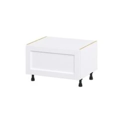 Hugo&Borg Rosemont 30 X 19.5 X 24.88 Glacier White Drawer Base Semi-Custom Cabinet