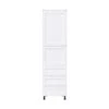 Hugo&Borg Rosemont 24 X 89.5 X 24.88 Glacier White Door And Drawer Pantry Semi-Custom Cabinet