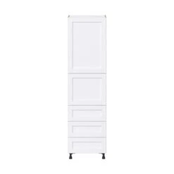 Hugo&Borg Rosemont 24 X 89.5 X 24.88 Glacier White Door And Drawer Pantry Semi-Custom Cabinet