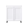 Hugo&Borg Rosemont 33 X 34.5 X 14.88 Glacier White Door Base Semi-Custom Cabinet