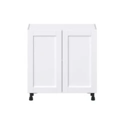 Hugo&Borg Rosemont 33 X 34.5 X 14.88 Glacier White Door Base Semi-Custom Cabinet