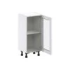 Hugo&Borg Rosemont 15 X 34.5 X 14.88 Glacier White Door Base Semi-Custom Cabinet